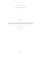 Mario Castelnuovo - Tedesco: život i djela za gitaru
