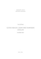 prikaz prve stranice dokumenta GUSTAV MAHLER: LIEDER EINES FAHRENDEN GESELLEN
